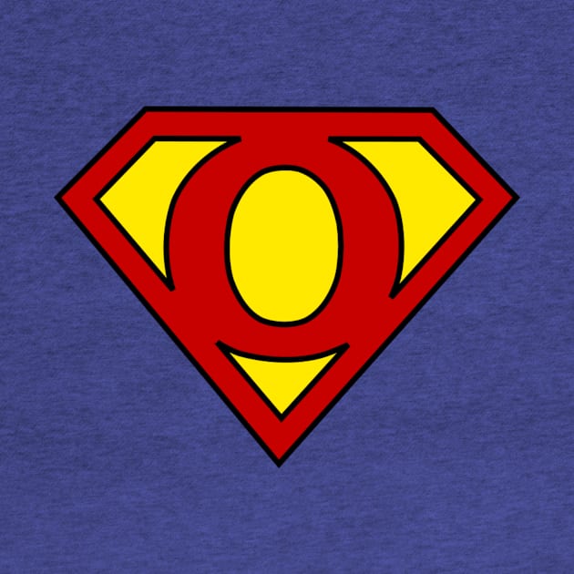 Superhero Symbol Letter O by NextLevelDesignz